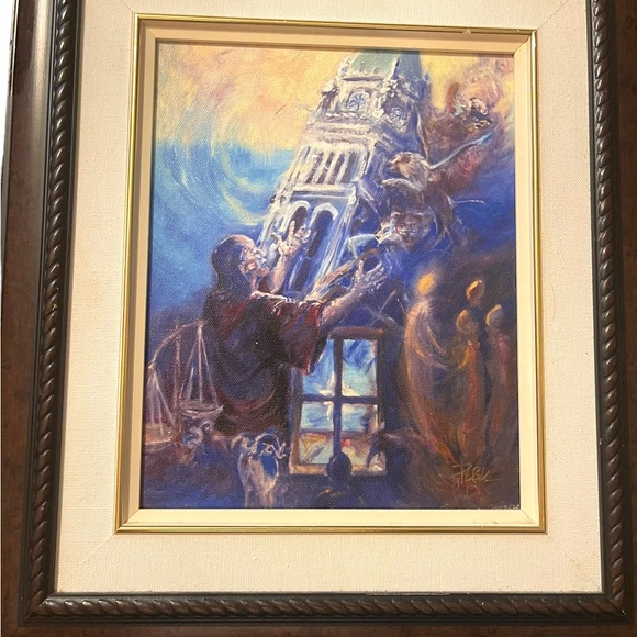 Patricia Kingsley Signed printed canvas “DANIEL” Religious painting 12 Prophets - Picture 4 of 15